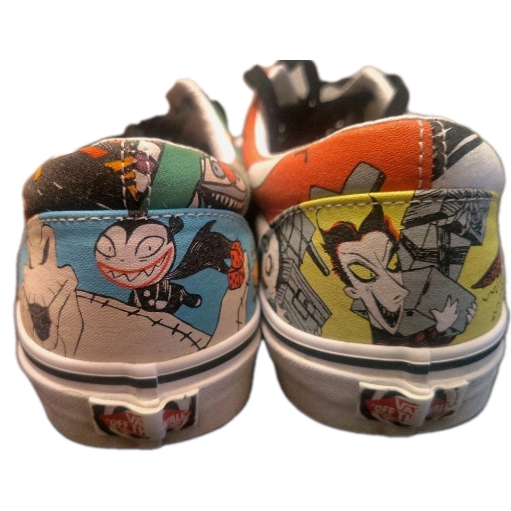 VANS The Nightmare Before Christmas Shoes Halloween Town Era Men's Size 10.5 - Picture 5 of 5